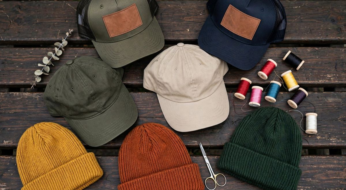 Custom Hats and Beanies: Embroidery, Patches, and What Actually Sells
